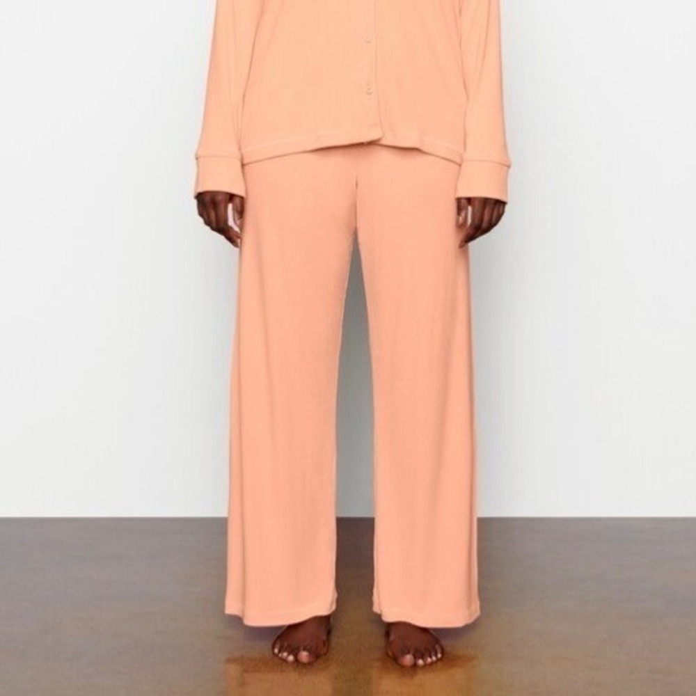 SKIMS Sleep Pajama Lounge Pants Peach 4X